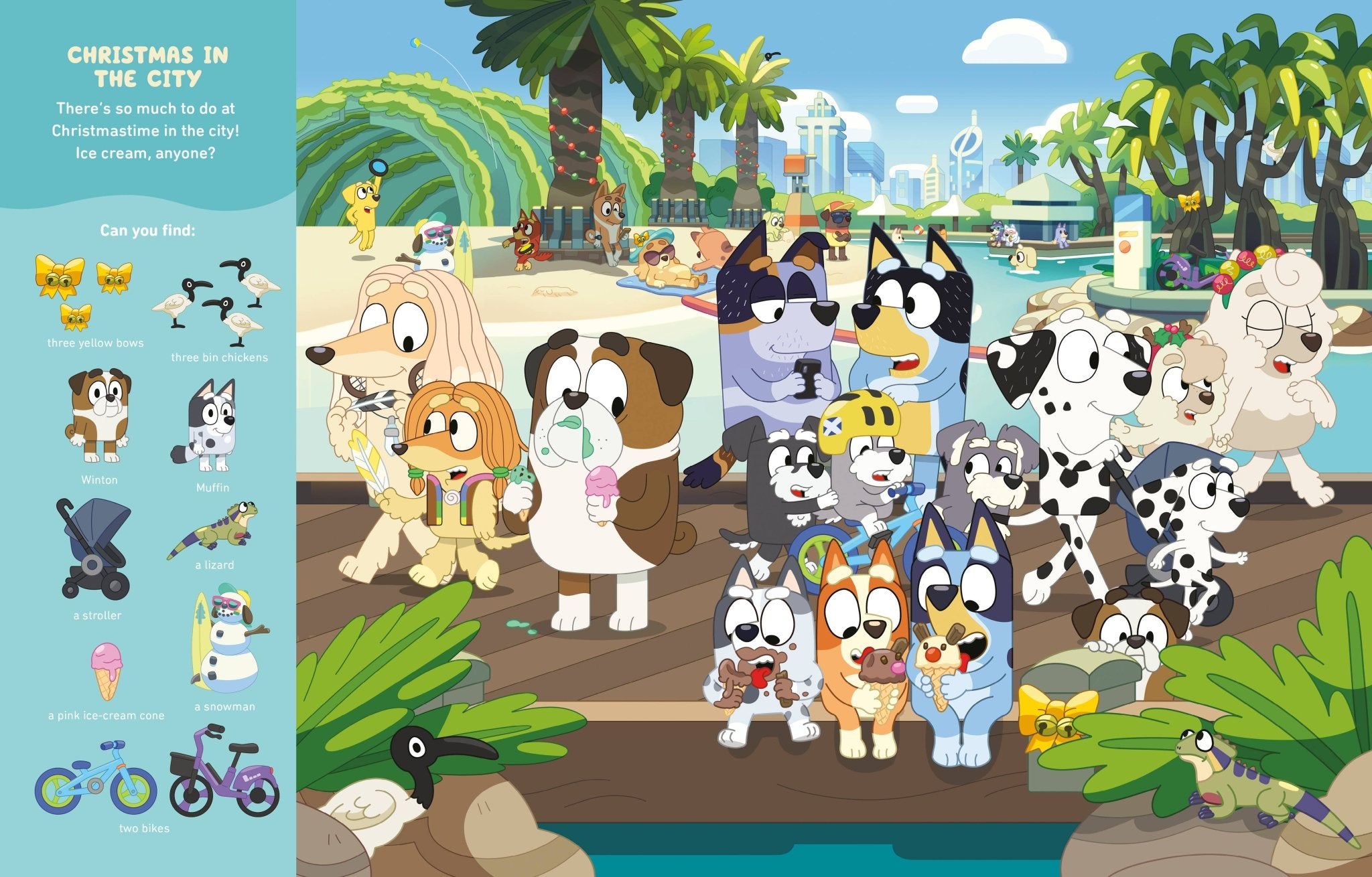 Where's Bluey? At Christmas | Search-and-Find Activity Book - The Bronze Butterfly