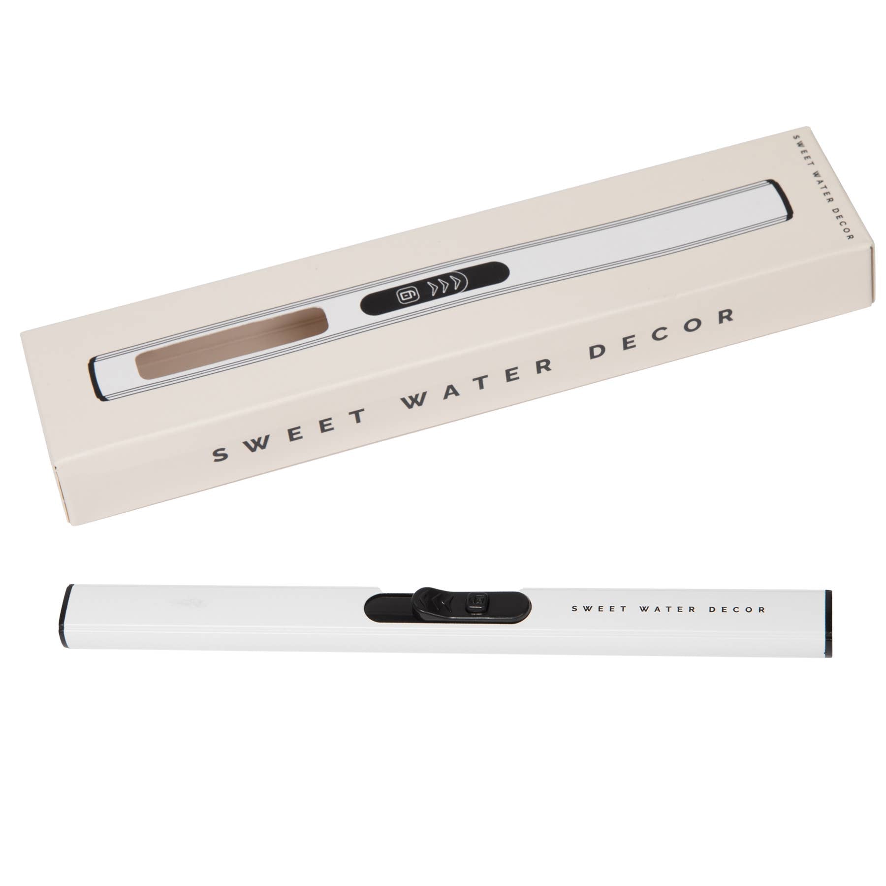 White Rechargeable Electric Lighter - Home Decor & Gifts - The Bronze Butterfly