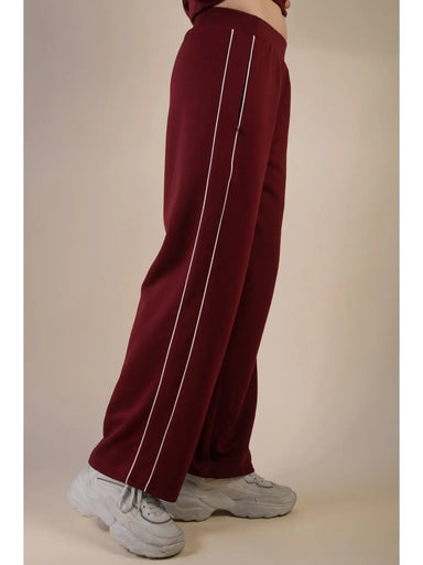 Wide Leg Knit Comfy Casual Sweat Pants - The Bronze Butterfly