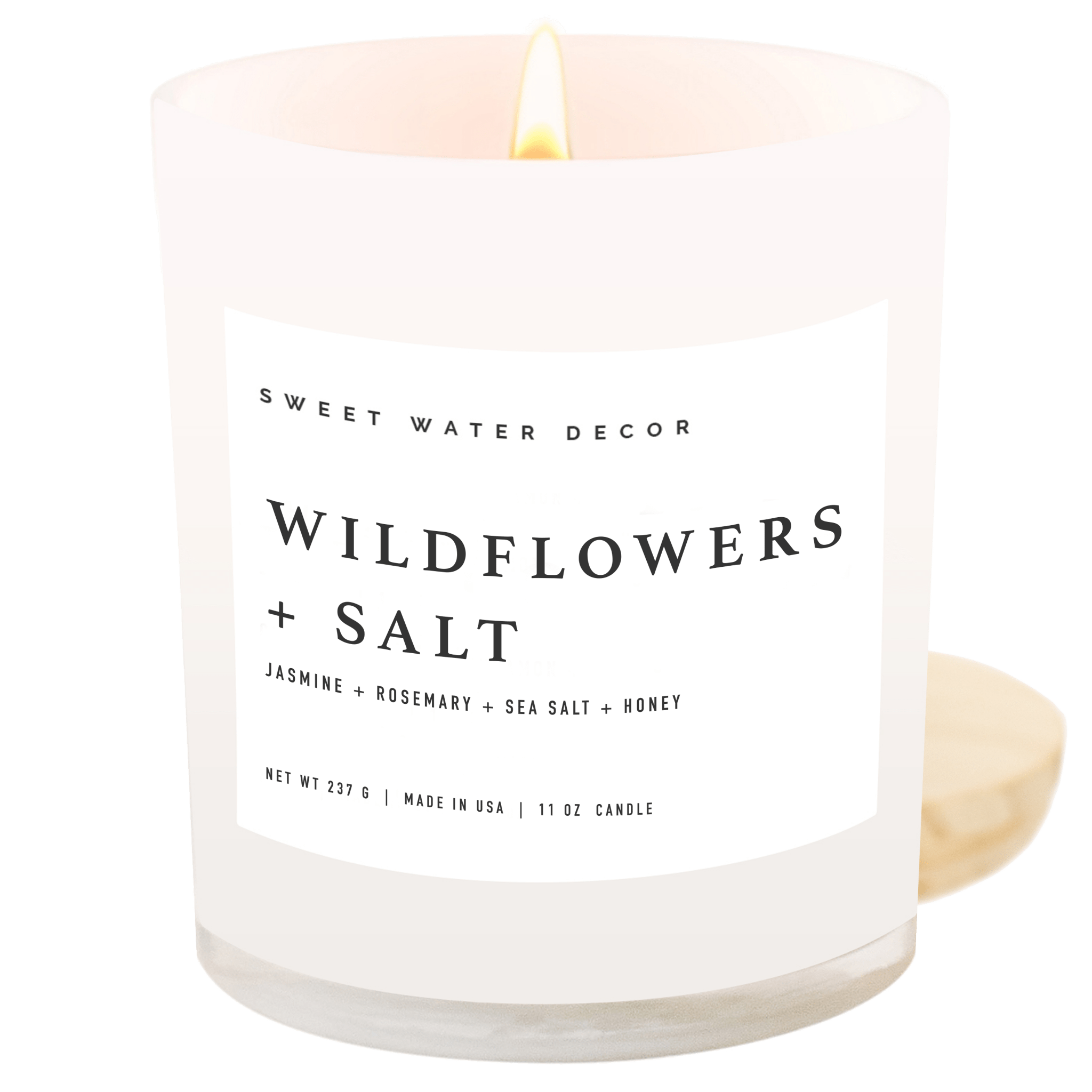 Wildflowers and Salt 11 oz Soy Candle - The Bronze Butterfly