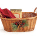 WILLOW BASKET W/ PINCONE/BERRY ACCENT - The Bronze Butterfly