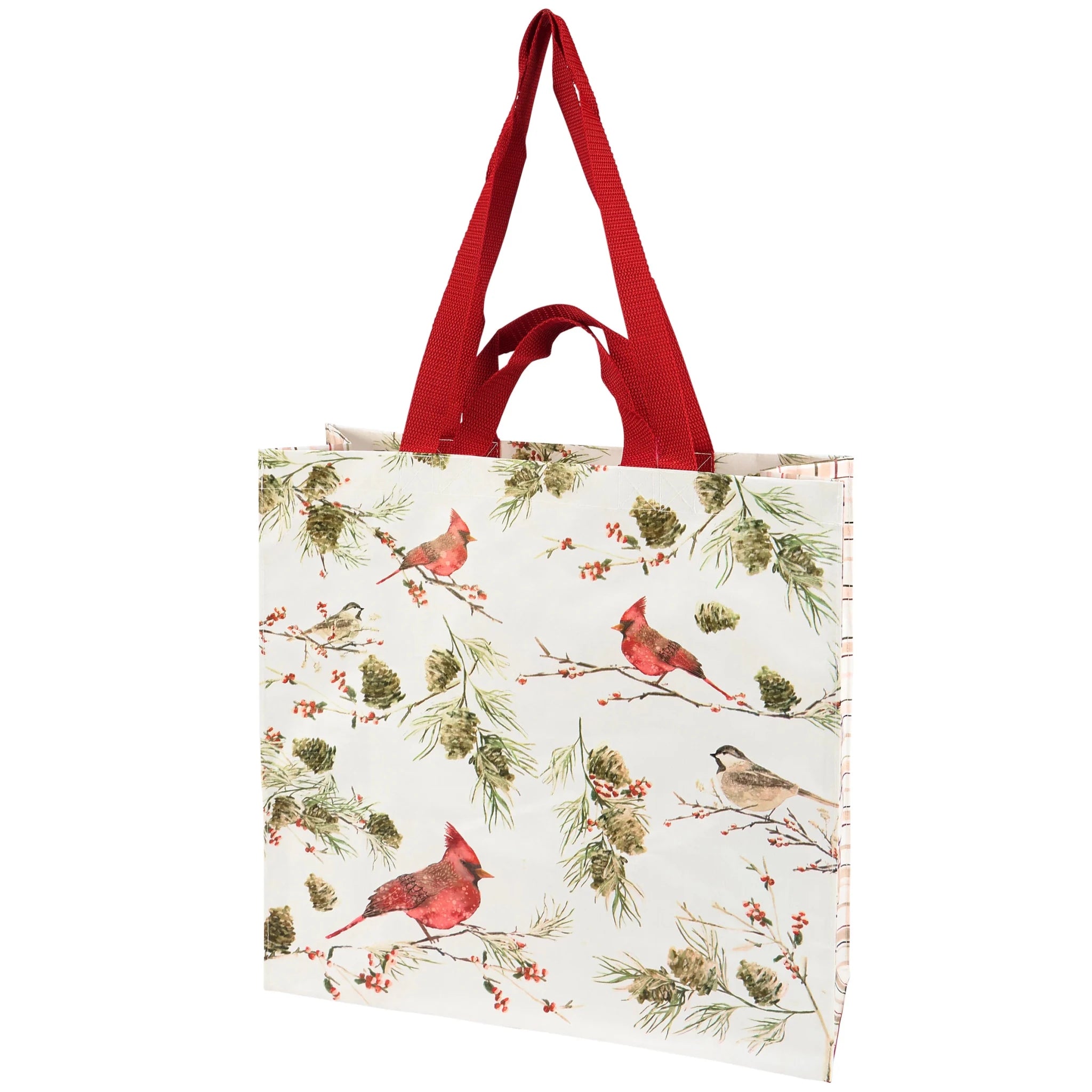 Winter Birds Market Tote | Primitives by Kathy - The Bronze Butterfly