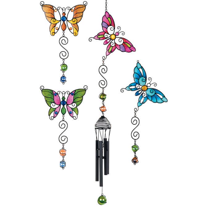 Wireworks Mini Butterfly Chimes - The Bronze Butterfly