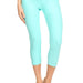 Women's Classic Solid Capri Jeggings - The Bronze Butterfly