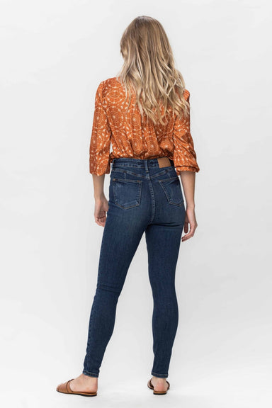 Women's Judy Blue High Waist Tummy Control Skinny Jean - Plus Size - The Bronze Butterfly
