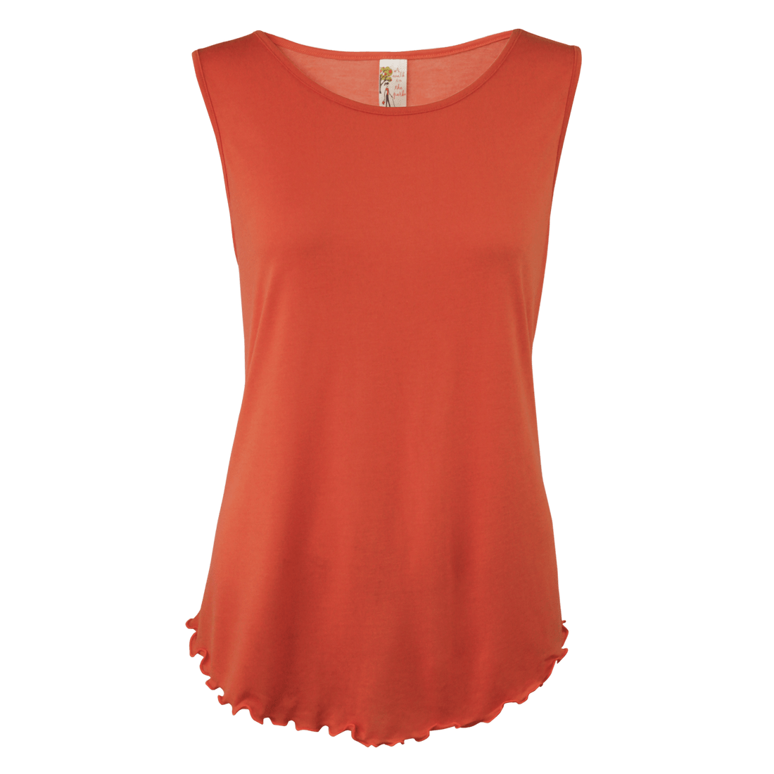 Women's Lettuce Leaf Tank new, by A Walk In The Park® - The Bronze Butterfly