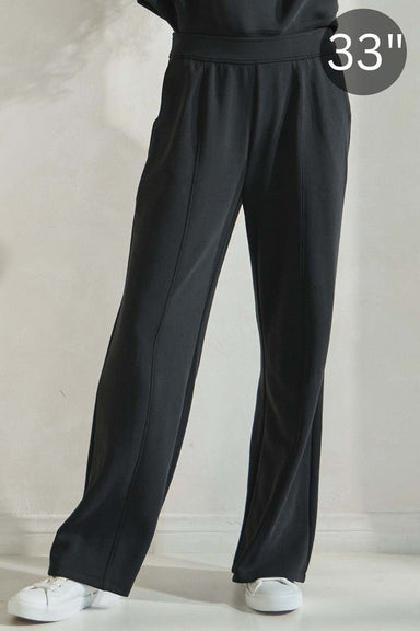 Women's Soft Modal Relaxed Fit Flared Pants — 33" Inseam - The Bronze Butterfly