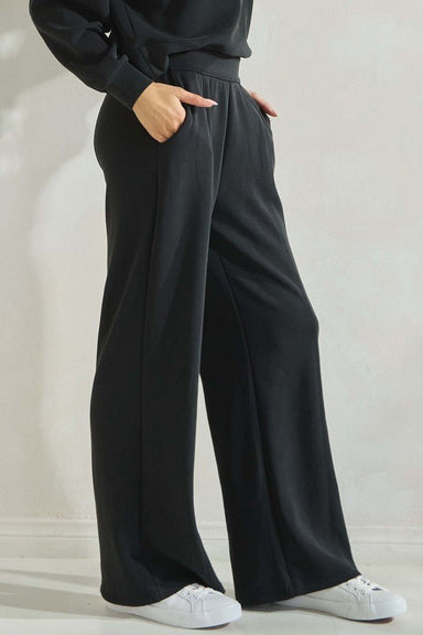 Women's Soft Modal Relaxed Fit Flared Pants - The Bronze Butterfly