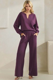 Women's Soft Modal Wide-Leg Pants - The Bronze Butterfly