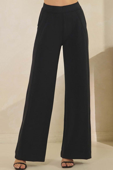 Women's Soft Modal Wide-Leg Pants - The Bronze Butterfly