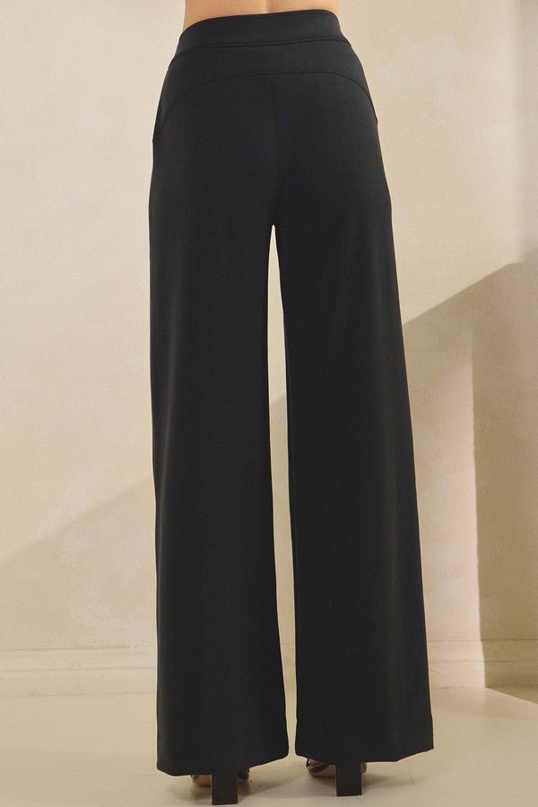 Women's Soft Modal Wide-Leg Pants - The Bronze Butterfly