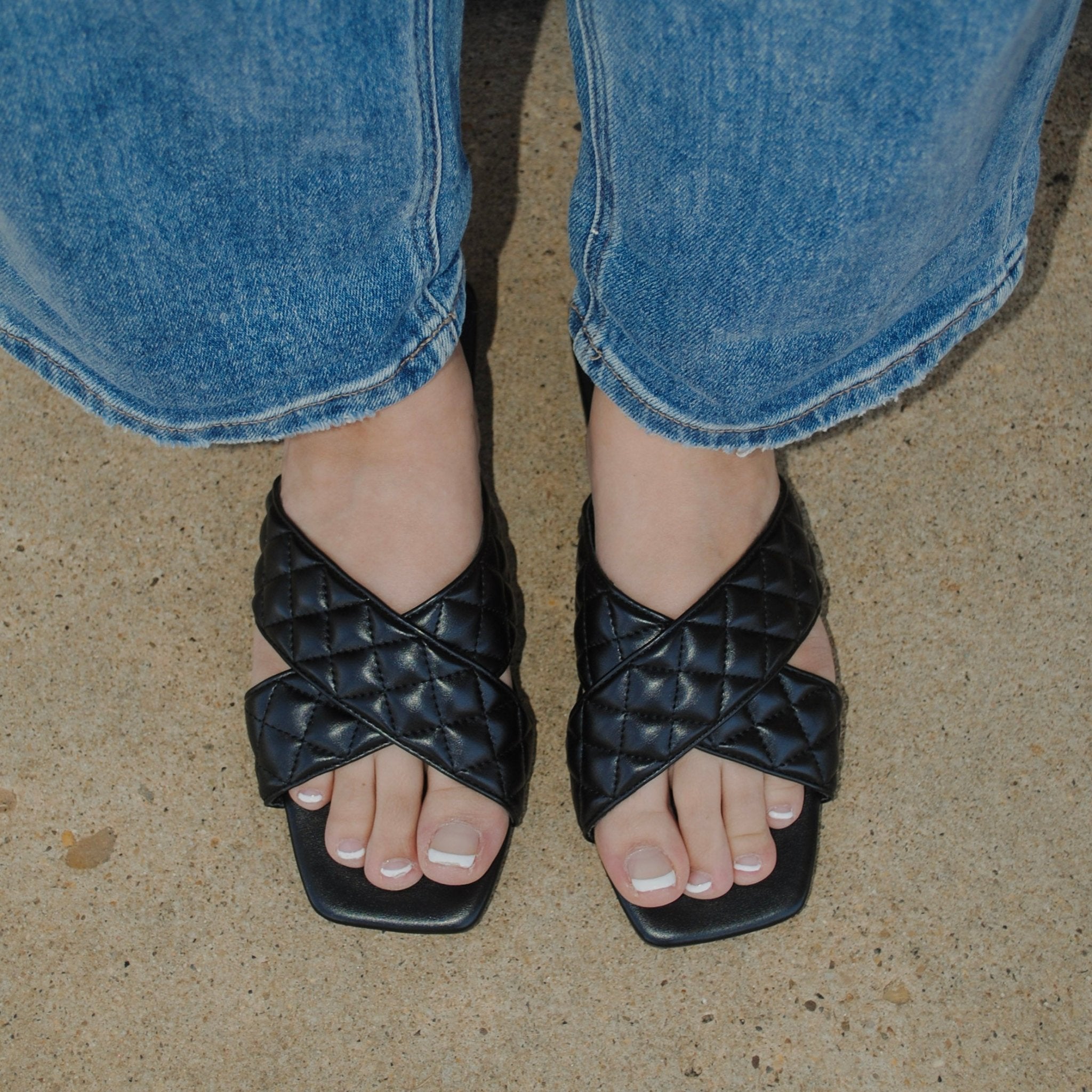 Women's Summer Flat Sandals - The Bronze Butterfly