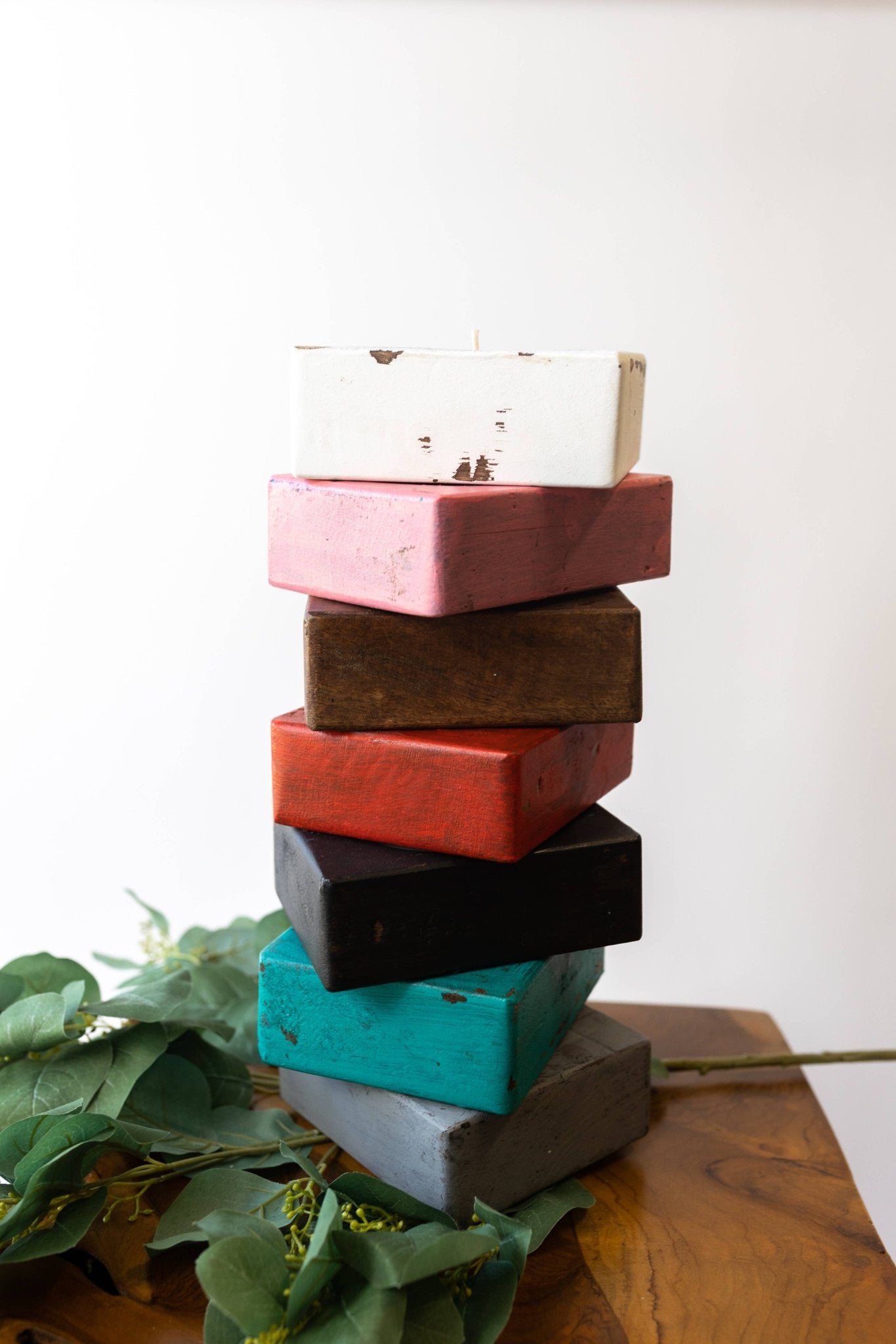 Wood Cheese Mold Candles - Assorted. - The Bronze Butterfly