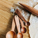 Wood Measuring Spoons - Handcarved - The Bronze Butterfly
