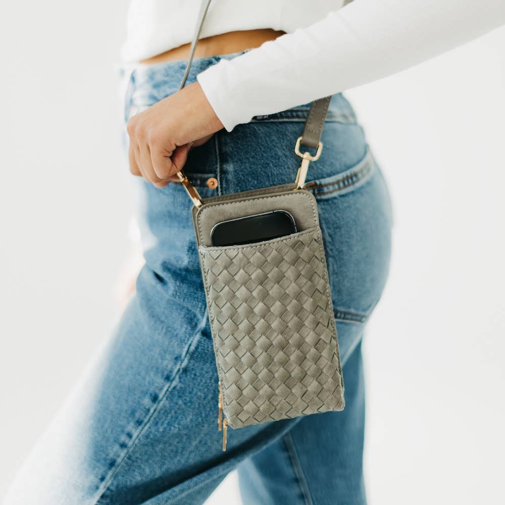Woven Double Duty Phone Bag - The Bronze Butterfly