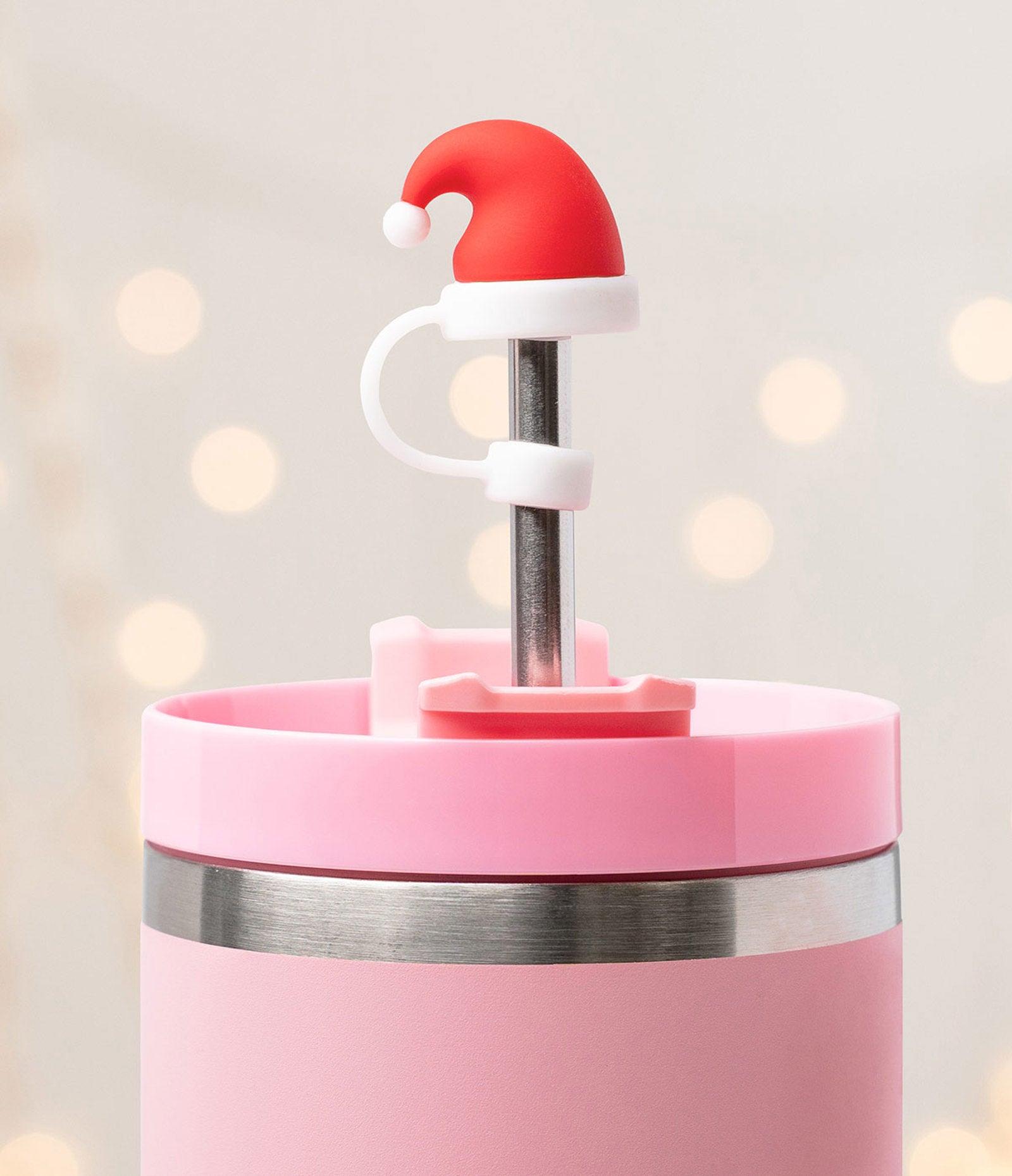 Crush Christmas Sip & Sleigh Straw Topper Set