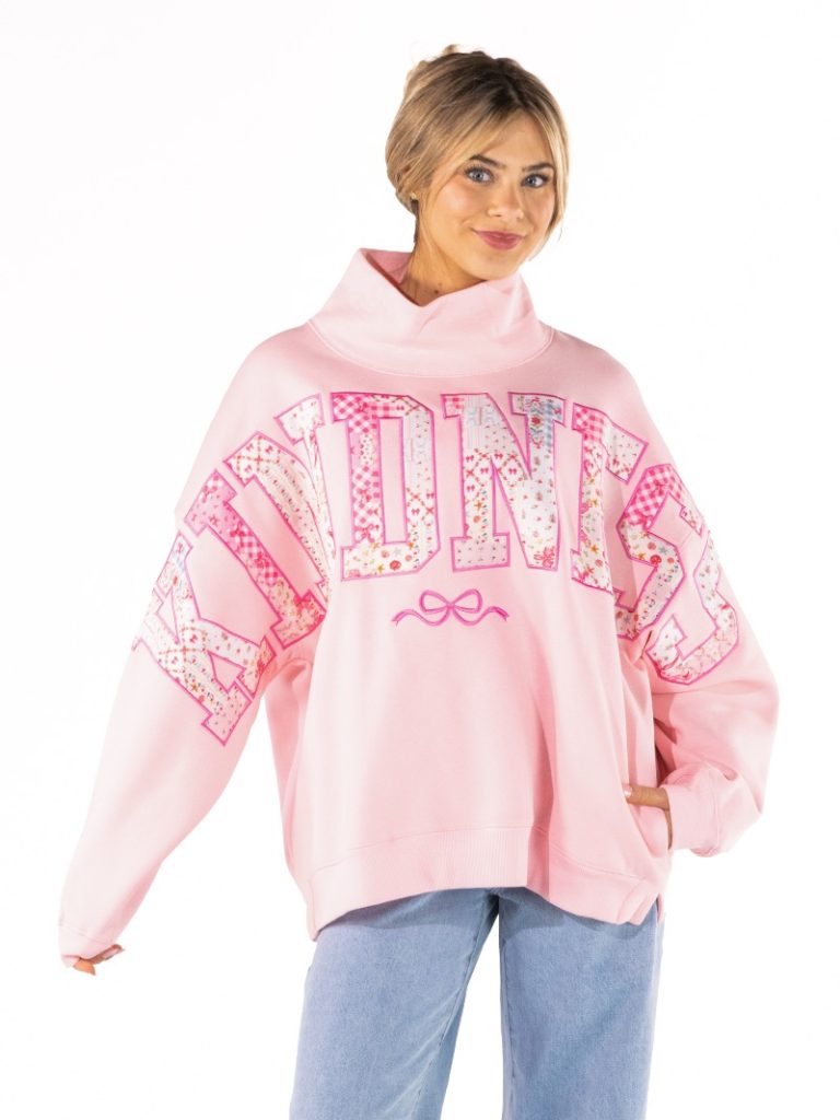 Simply Southern Oversized Mock Neck Sweatshirt | One Size