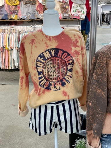 YEEHAW NOT MY RODEO, NOT MY BULL SWEATSHIRT - The Bronze Butterfly