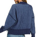 Zenana Two-Tone Exposed Seam Sweater - The Bronze Butterfly