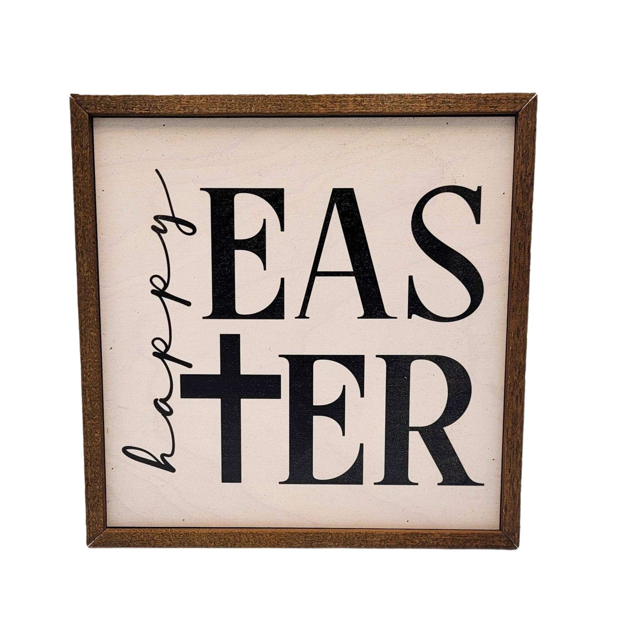 10x10 Happy Easter Sign - The Bronze Butterfly