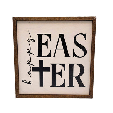 10x10 Happy Easter Sign - The Bronze Butterfly