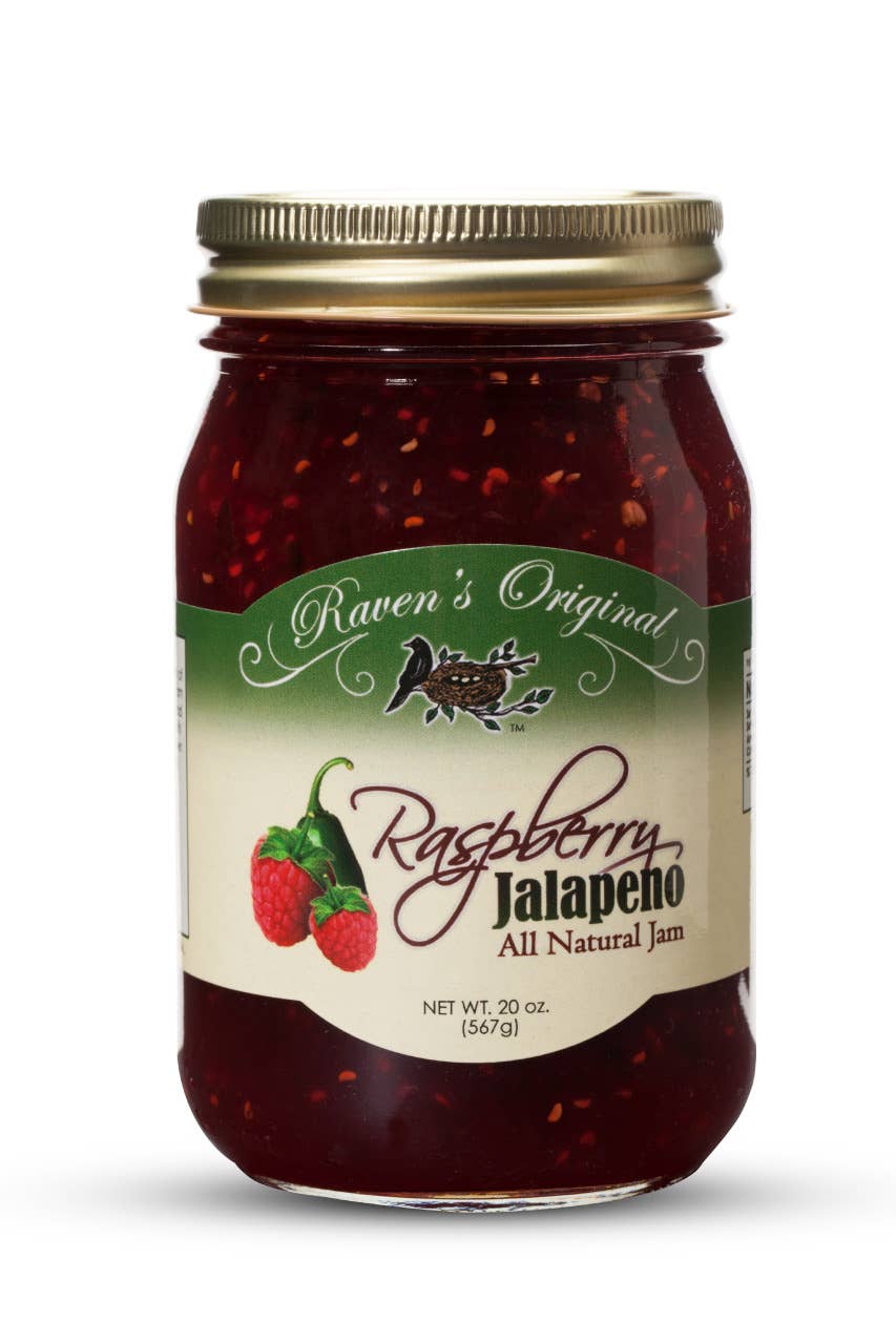 Raspberry Jalapeno Jam (20 oz)
