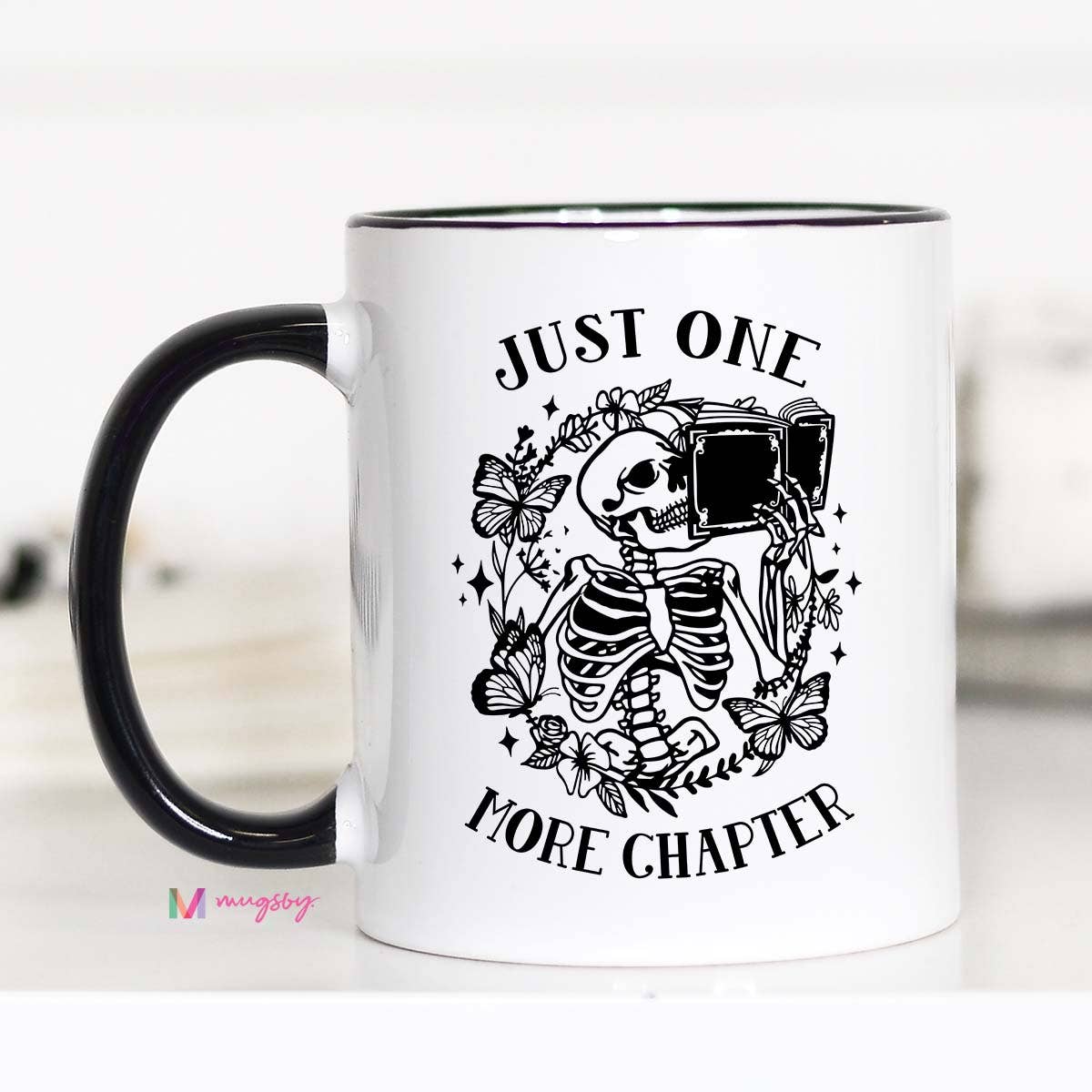 Just One More Chapter Coffee Mug, Book Lover Mug, Book Store: 11oz
