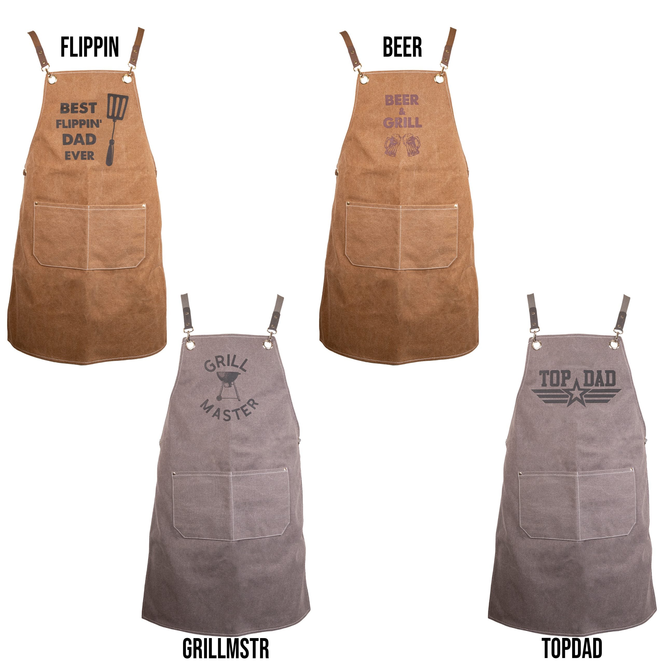 Simply Southern Canvas & Leather Grilling Apron