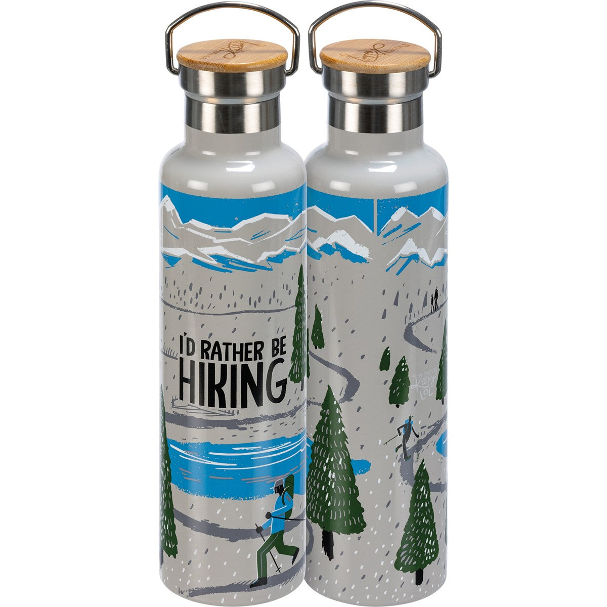 Insulated Bottles - I'd Rather be hiking