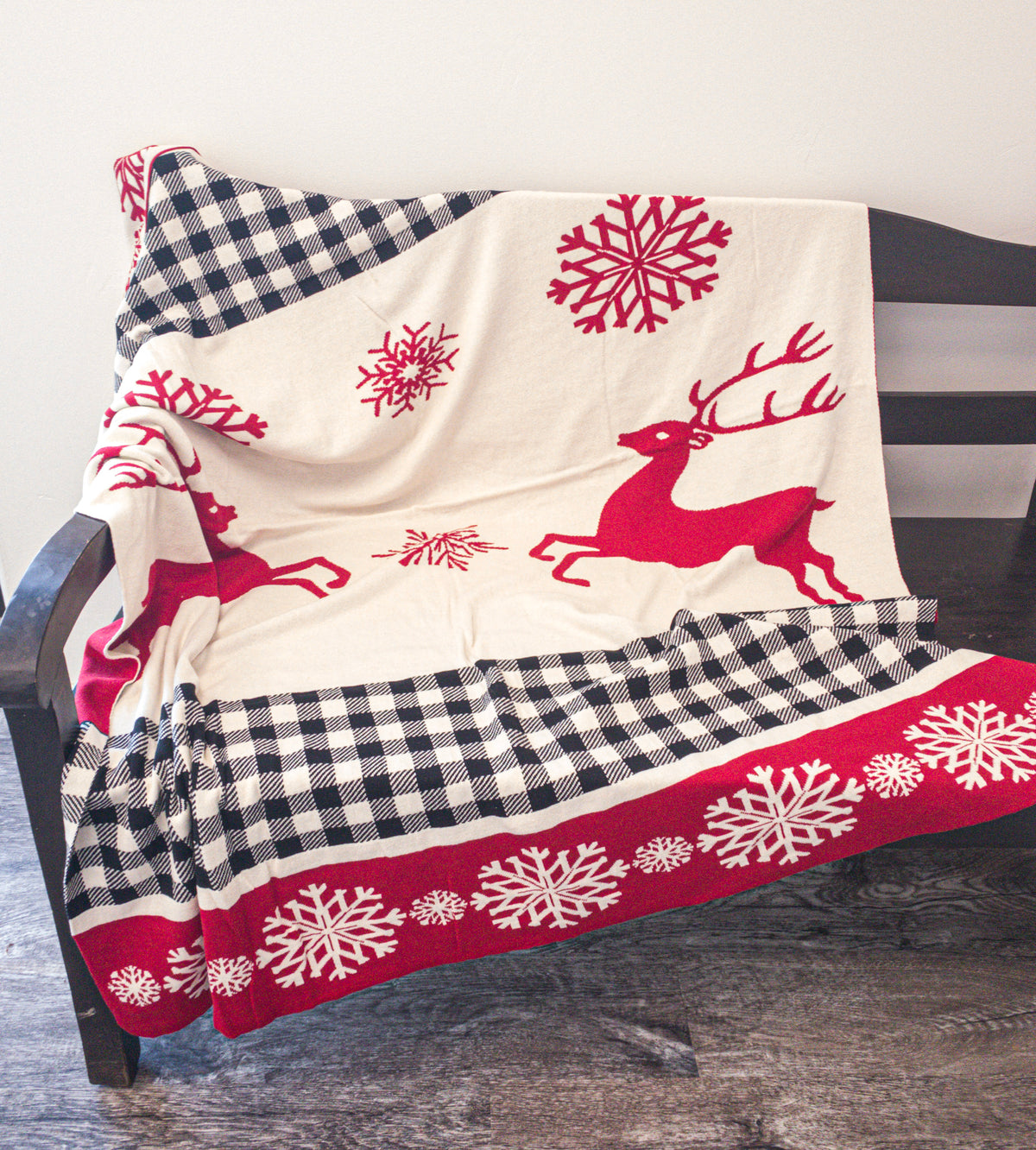 Christmas throw blanket hot sale