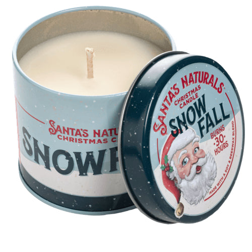 Santa naturals  9oz Candle- Snowfall