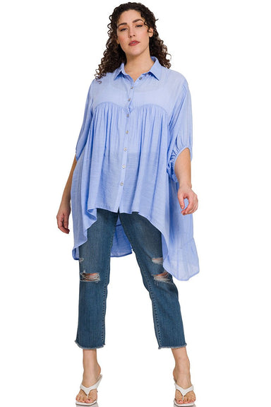 Afternoon Delight Hi - Low Tunic Top - The Bronze Butterfly