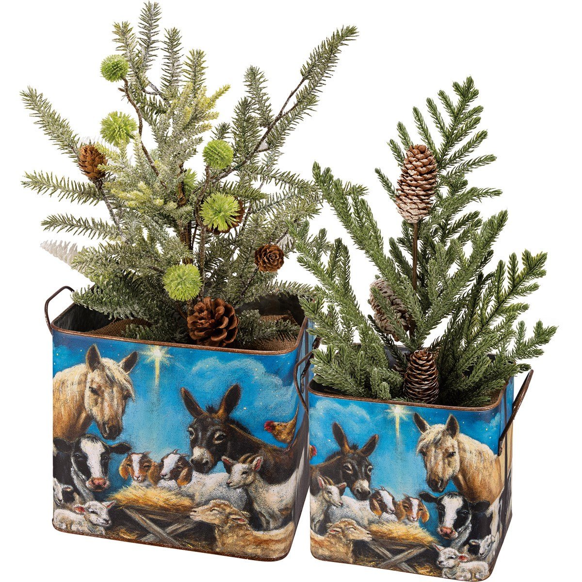 Bin Set - Farm Nativity - The Bronze Butterfly