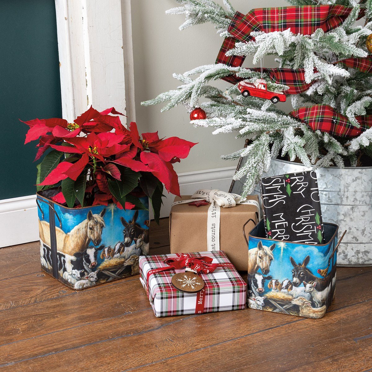 Bin Set - Farm Nativity - The Bronze Butterfly