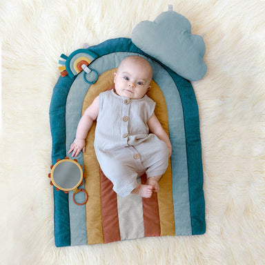 Bitzy Bespoke Ritzy Tummy Time™ Rainbow Play Mat - The Bronze Butterfly