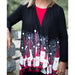 Bowling Pin Santa Open Front Cardigan - The Bronze Butterfly