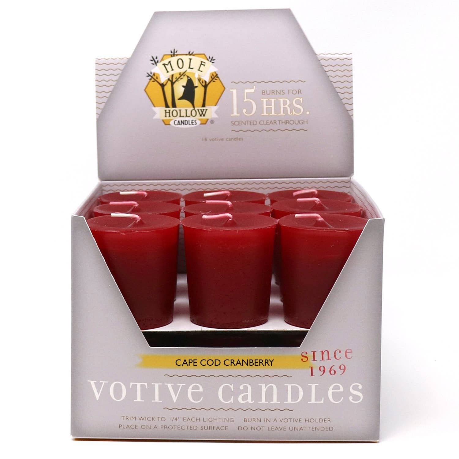 Cape Cod Cranberry Scented Votive Candles - The Bronze Butterfly