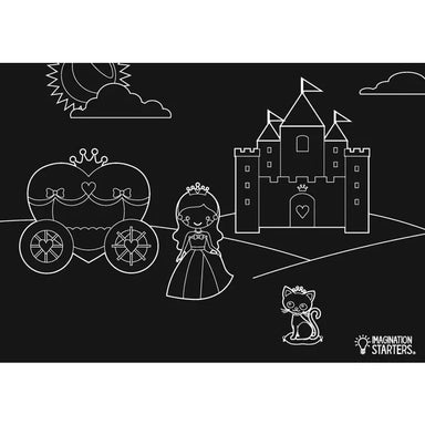 Chalkboard Princess Placemat - The Bronze Butterfly