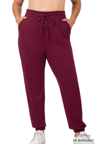 Cotton Jogger Pants - Plus Size - The Bronze Butterfly