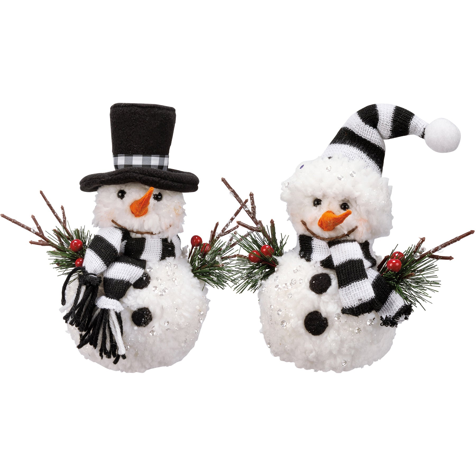 Critter Set - Mr & Mrs Snowman - The Bronze Butterfly