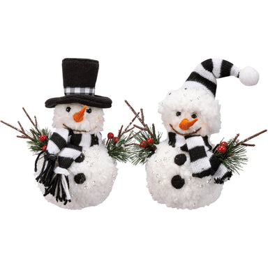 Critter Set - Mr & Mrs Snowman - The Bronze Butterfly