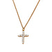 CZ Cross Necklace - The Bronze Butterfly