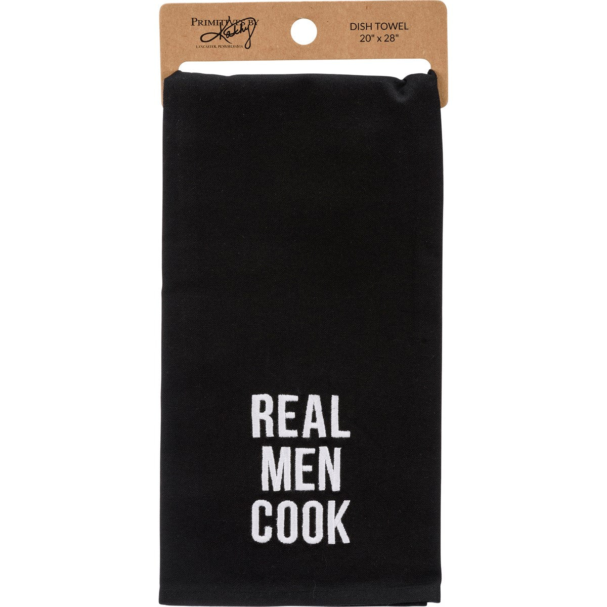 Kitchen Towel - Real Men Cook - The Bronze Butterfly