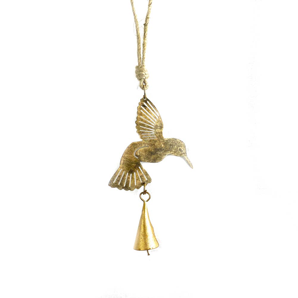 Mini Hummingbird Wind Chime - The Bronze Butterfly
