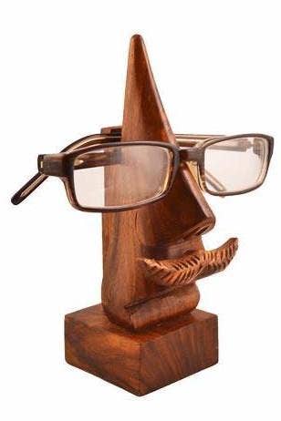 Mr. Mustache Eyeglass Holder - The Bronze Butterfly