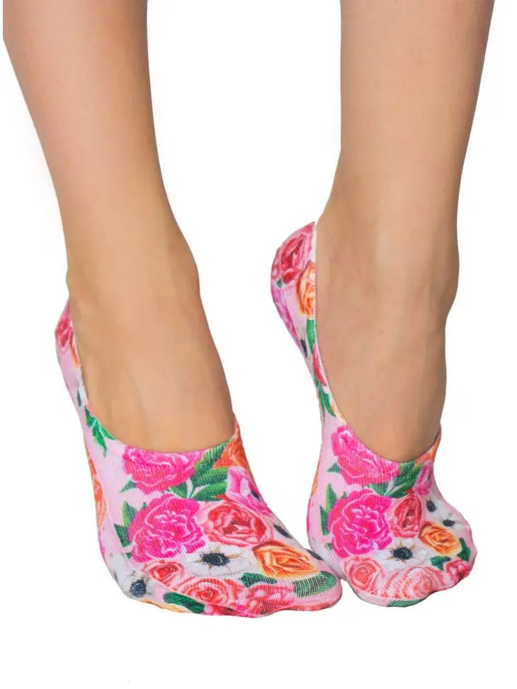 No Show Non Slip Socks - The Bronze Butterfly