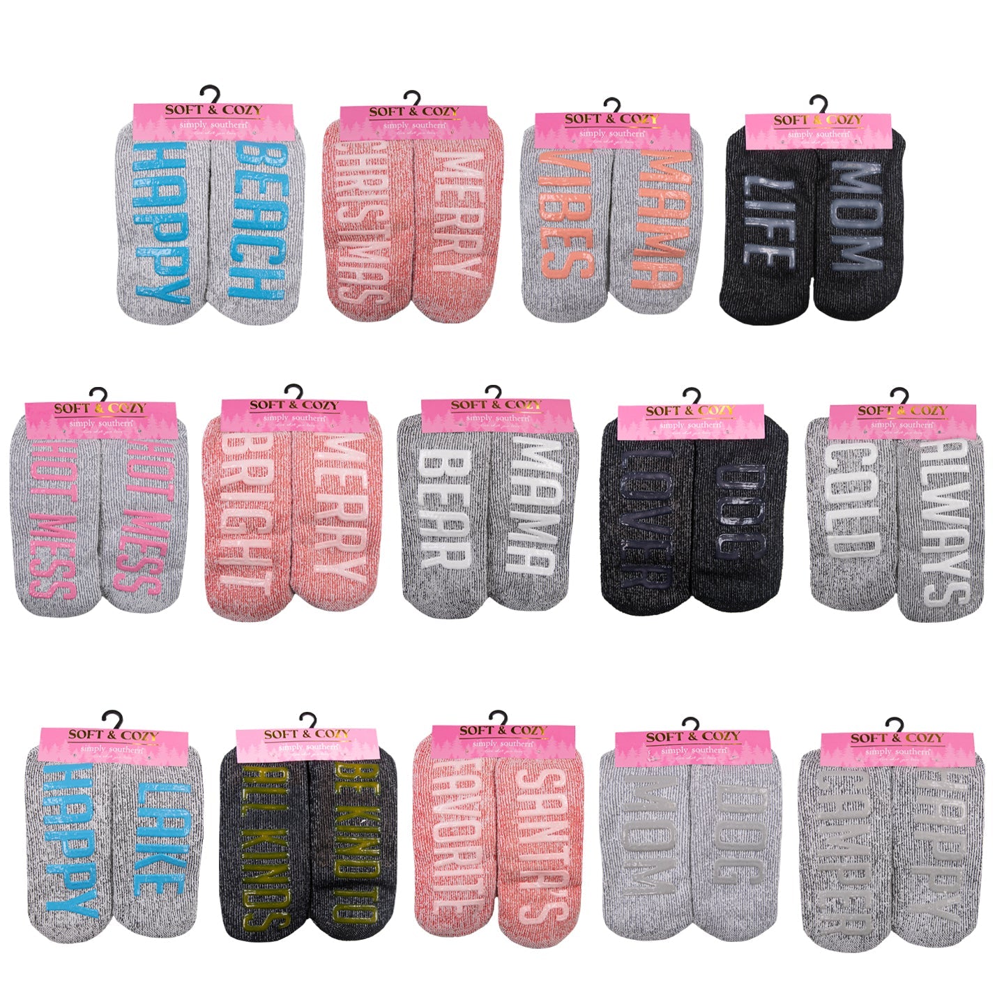 Non slip socks by Simply southern - The Bronze Butterfly