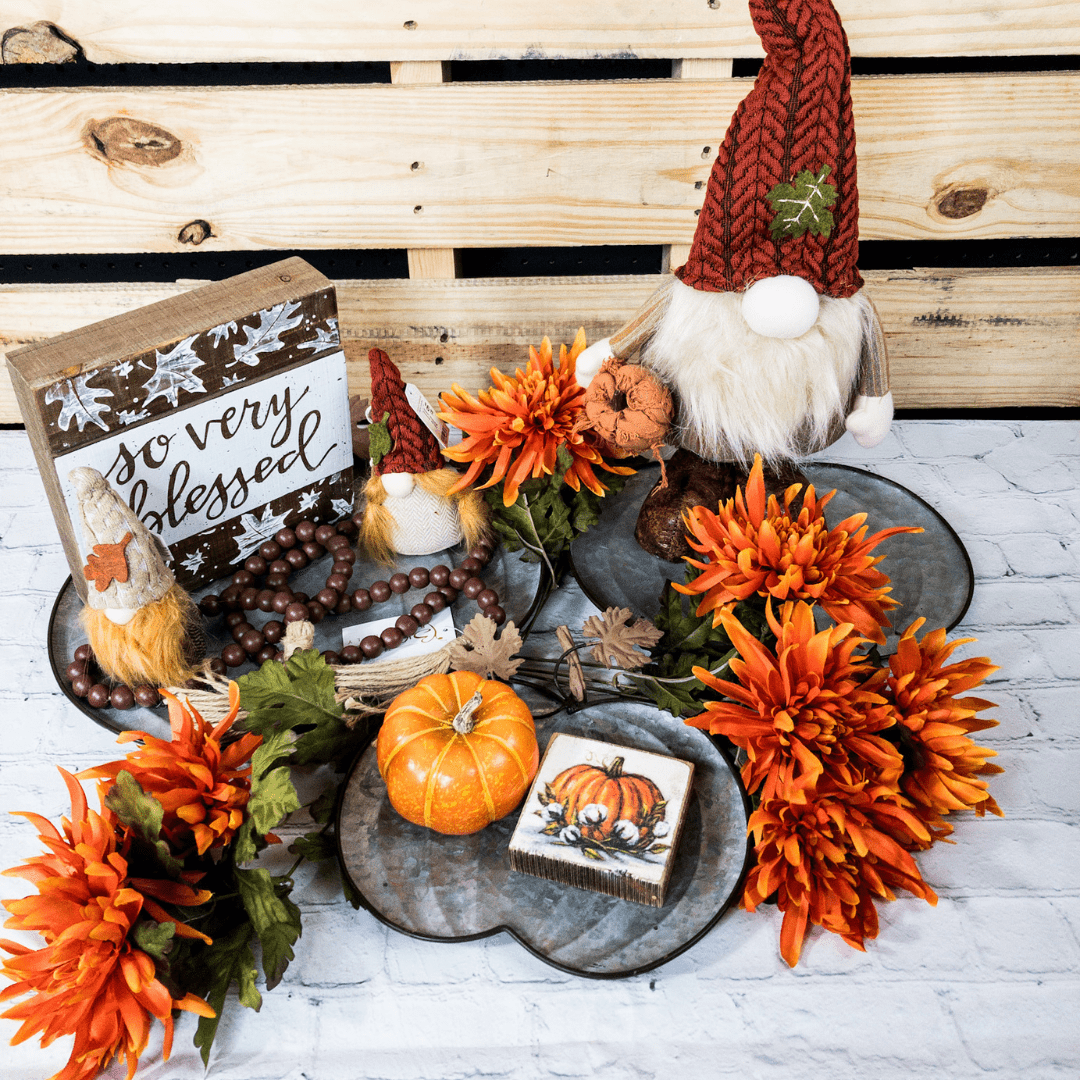 Pumpkin Tray Set - set of three - The Bronze Butterfly