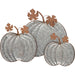 Pumpkin Tray Set - set of three - The Bronze Butterfly