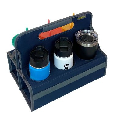 Reusable Drink Carriers 6 - Cup / Marine Blue - The Bronze Butterfly